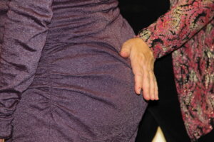 Standing Sacral hand placement