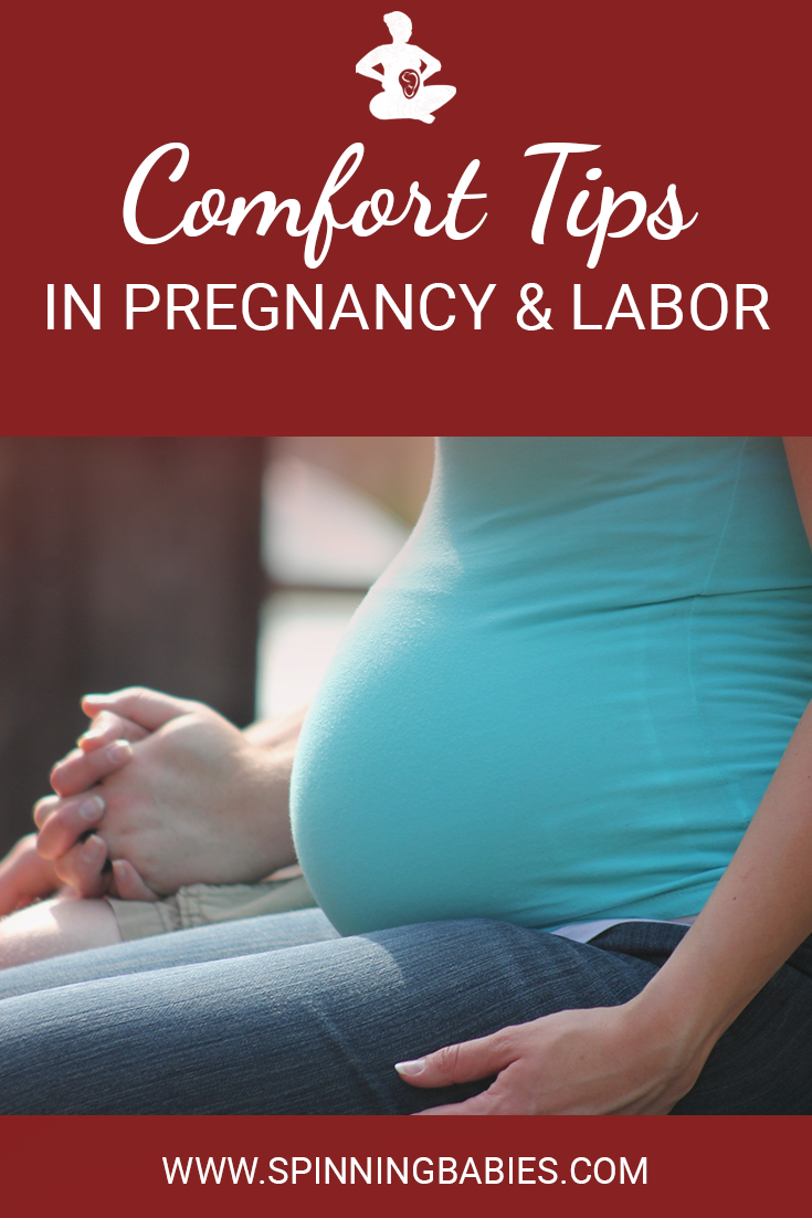 Pregnant and can't sleep? Have start and stop contractions? Or does it hurt when baby kicks? Here are some comfort tips and techniques you may enjoy! #Pregnancy #Childbirth