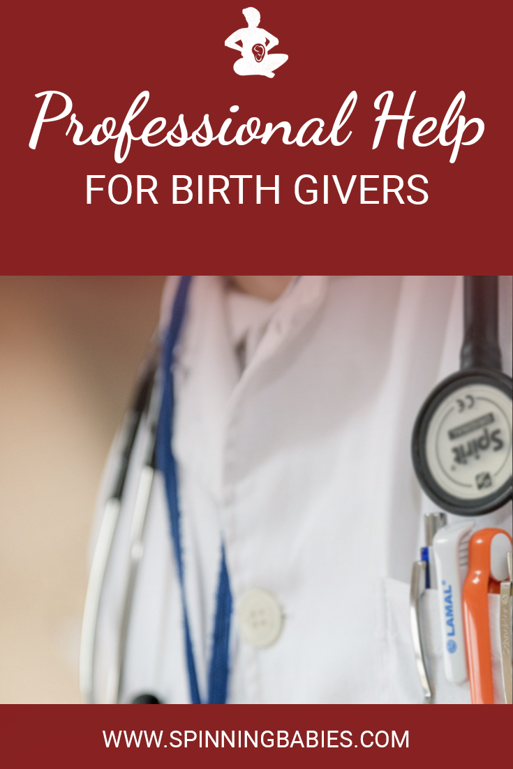 Here are some of the professions pregnant and birthing people might use for fetal position or comfort needs. Each has skills to offer a birth giver seeking a safer fetal position for birth. #Childbirth #Birthworkers #Pregnancy