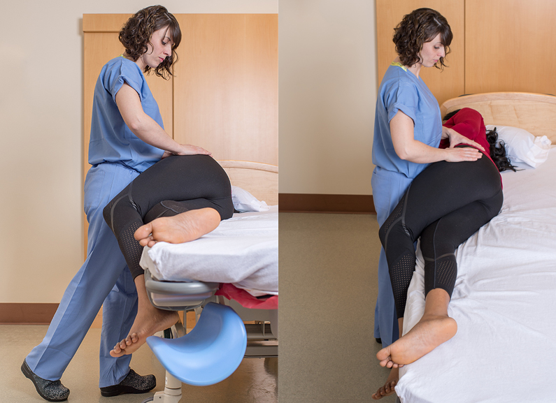 Side-lying Release - Ease pain in pregnancy and birth - Spinning Babies