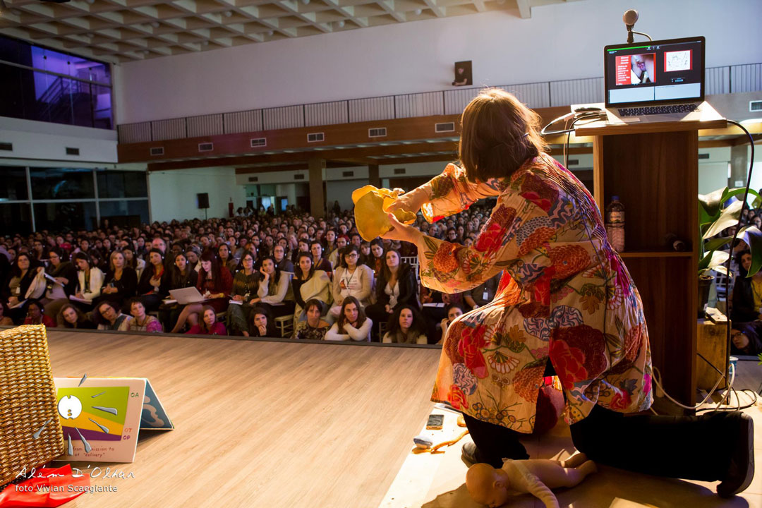 Gail Tully kneels with pelvis in RSD Brazil